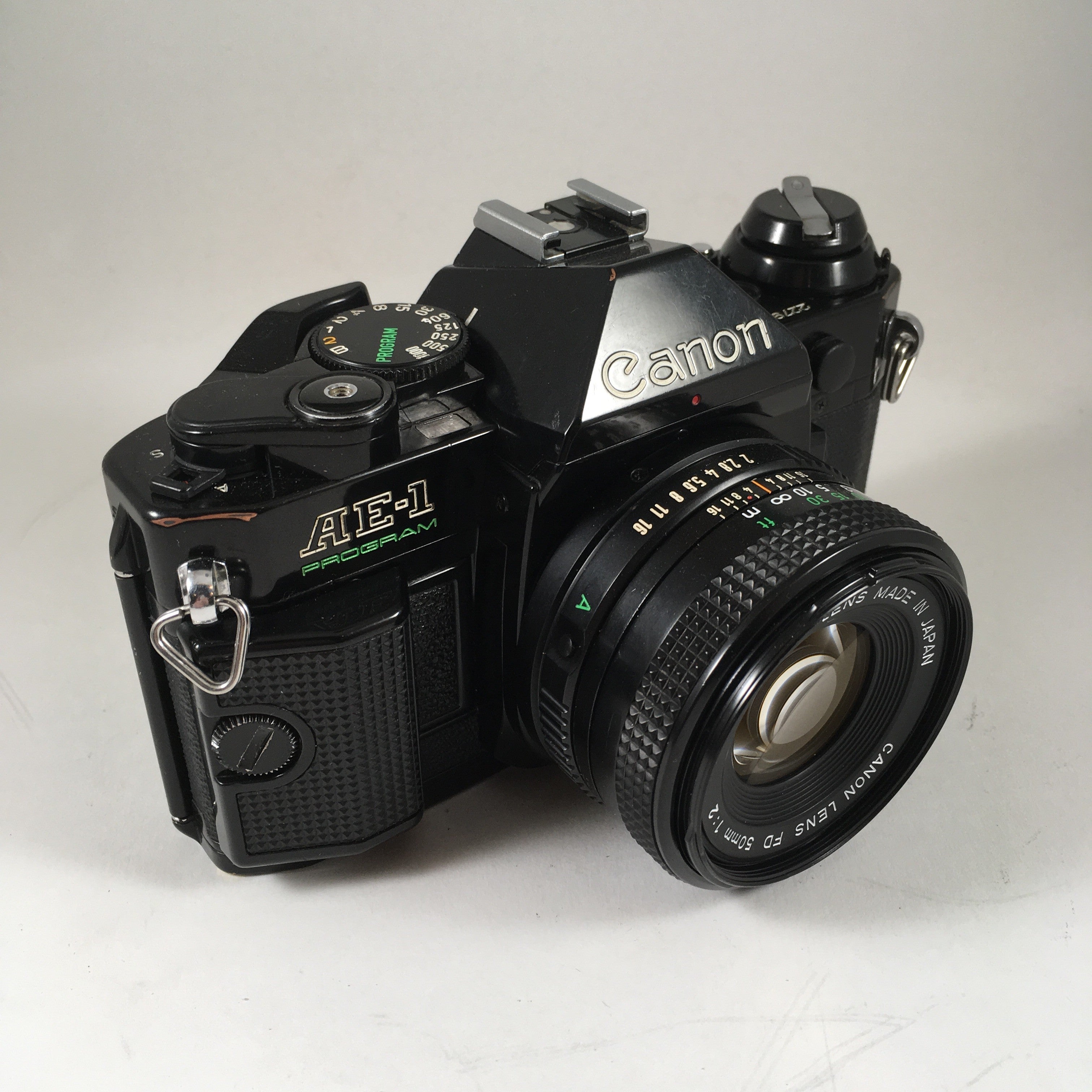 Canon AE-1 Program Black & 50mm FD 1:2