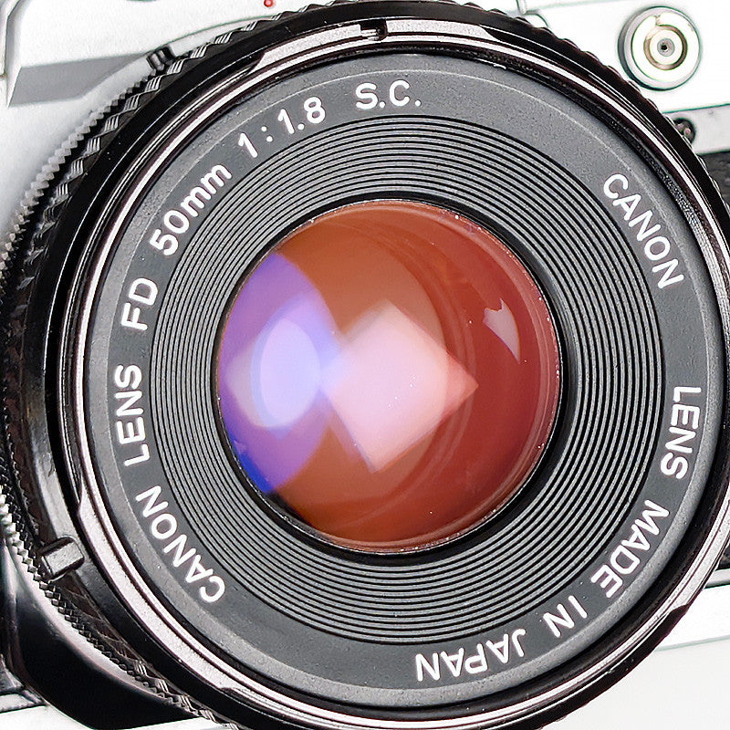 Canon ae-1 reflex 50mm 1.8 S.C argentique film pellicule appareil photo photographie 135 24x36 35mm ancien vintage