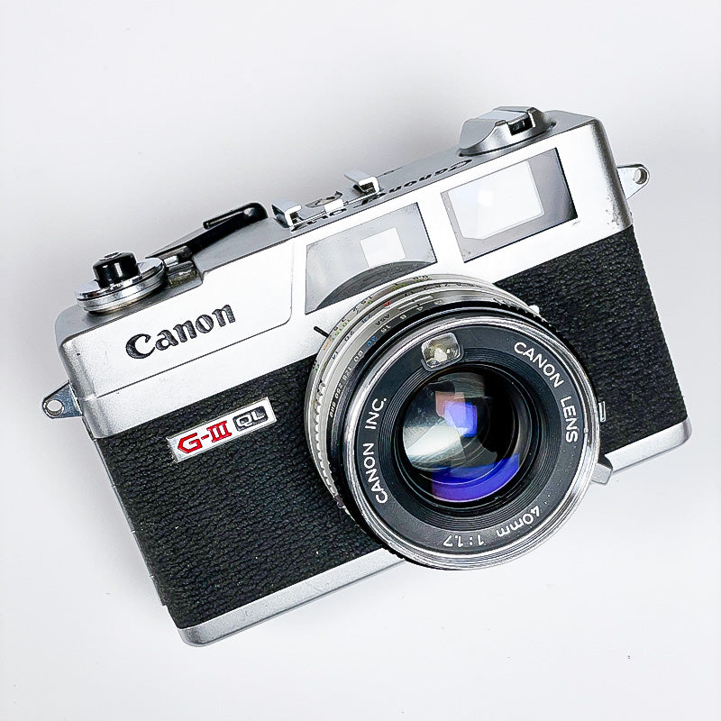 canon canonet QL 17 GIII 40mm compact télémètre rangefinder ancien vintage photo photographie pellicule film argentique 135 35mm 24x36