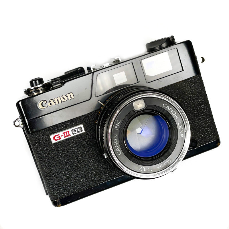 canon canonet QL 17 GIII 40mm noir compact télémètre rangefinder ancien vintage photo photographie pellicule film argentique 135 35mm 24x36 platy