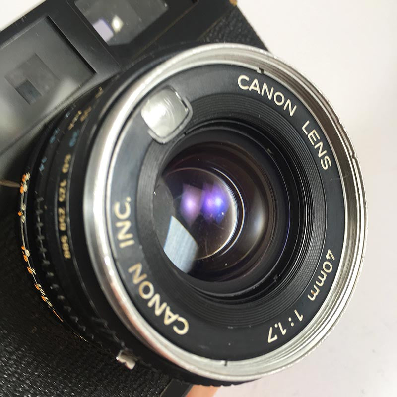 Canon Canonet QL17 Noir & 40mm 1.7