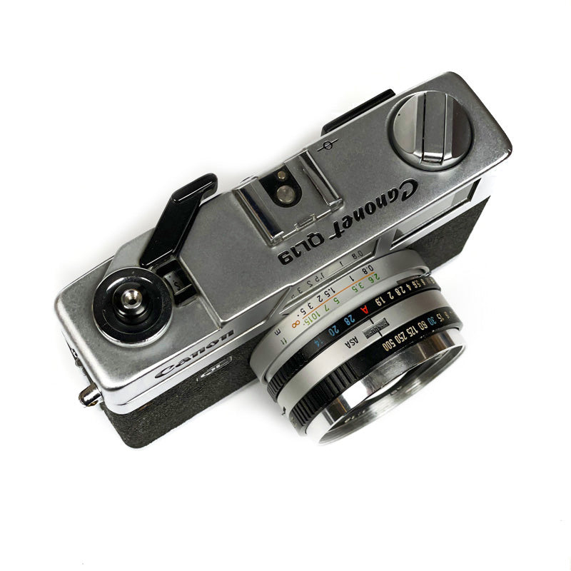 Canon Canonet ql19 45mm 19 ancien vintage appareil photo argentique compact télémètre pellicule argentique film 135 35mm 24x36 platy