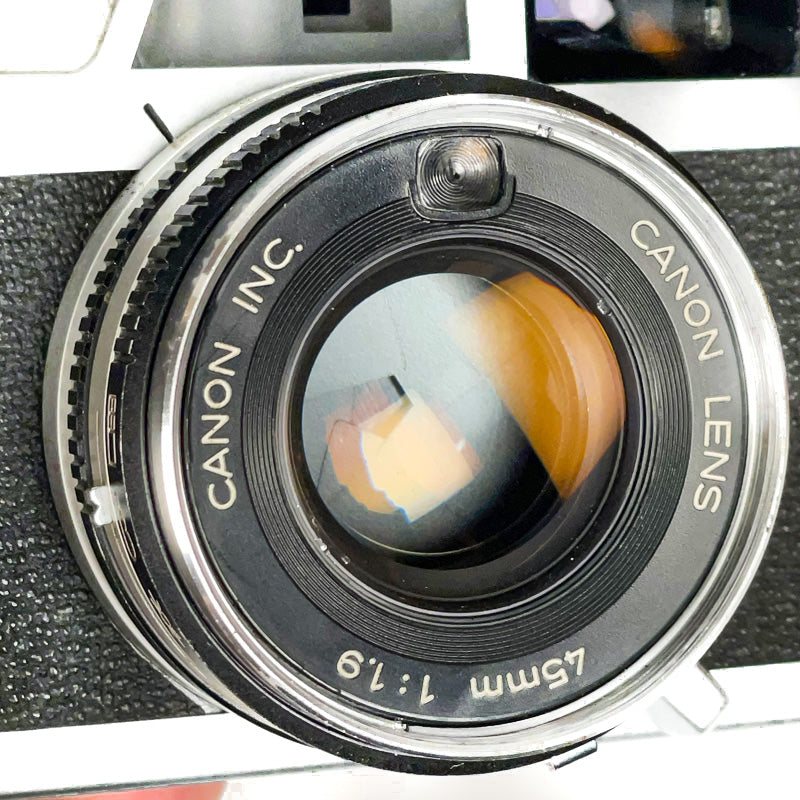 Canon Canonet ql19 45mm 19 ancien vintage appareil photo argentique compact télémètre pellicule argentique film 135 35mm 24x36 platy