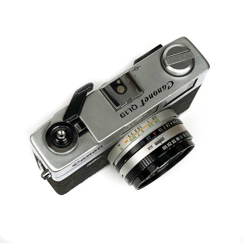 Canon Canonet ql19 45mm 19 ancien vintage appareil photo argentique compact télémètre pellicule argentique film 135 35mm 24x36 platy