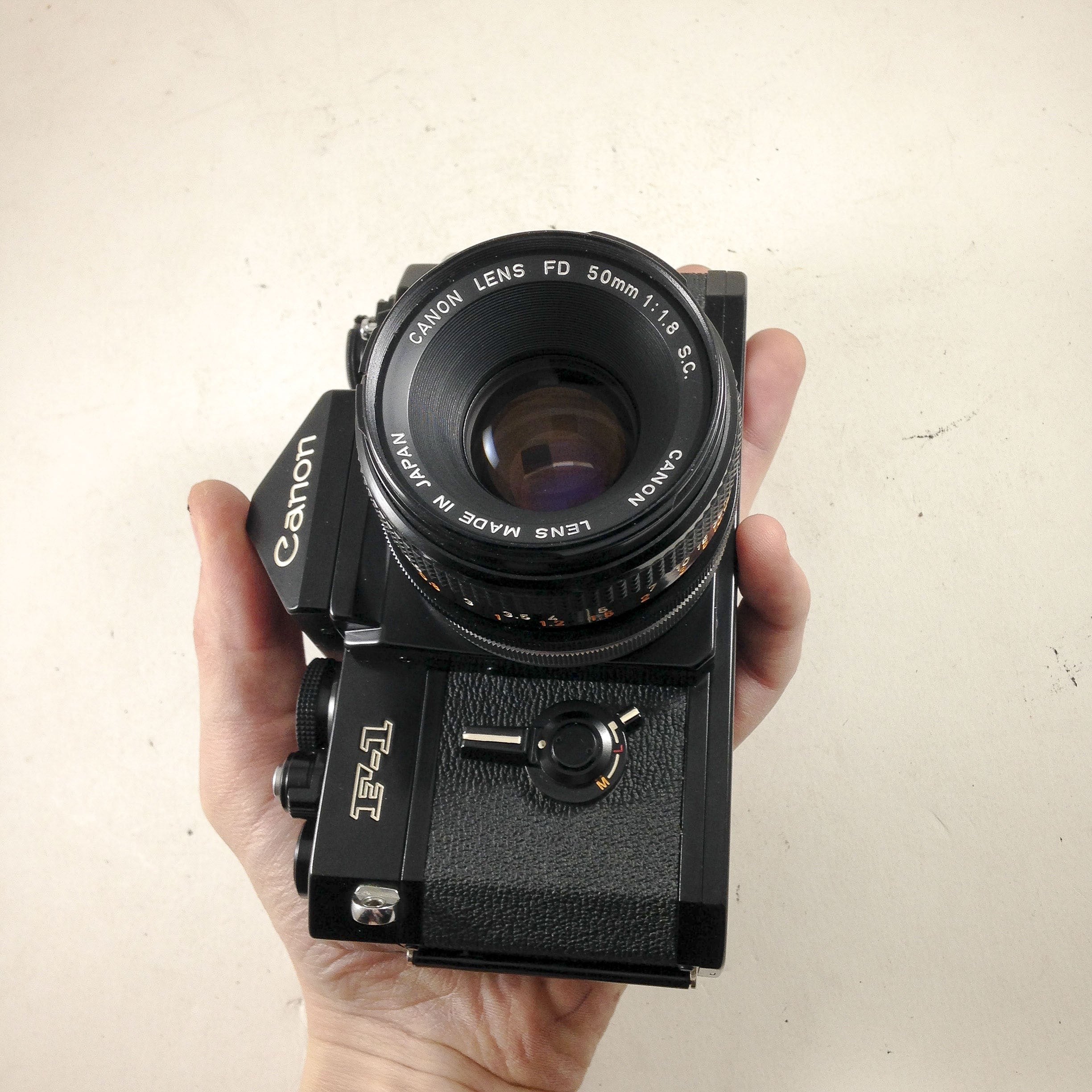 Canon F-1 & 50mm 1:1.8