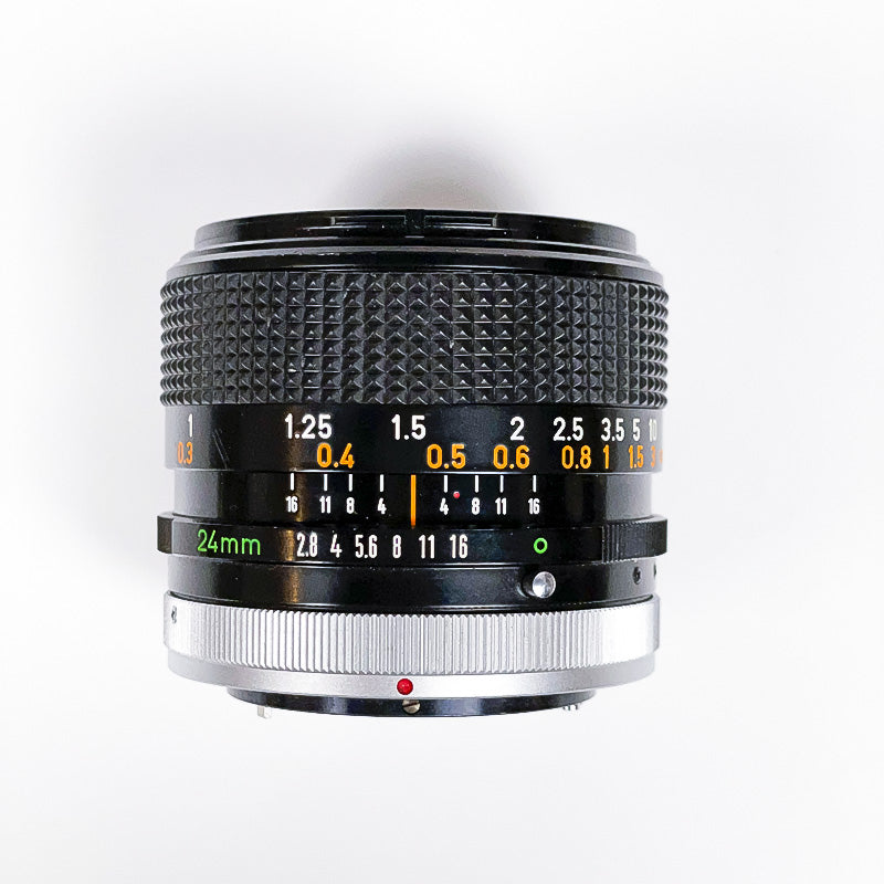 canon fd 24mm 2.8 S.S.C objectif argentique film pellicule appareil photo ancien vintage photographie lens ssc