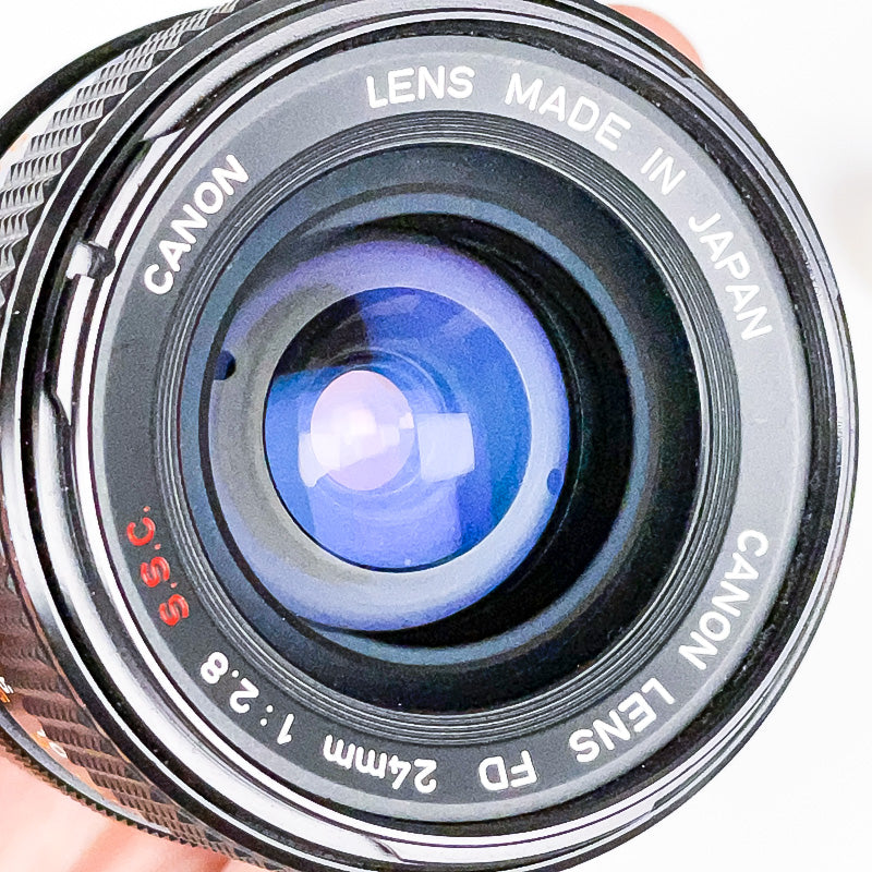 canon fd 24mm 2.8 S.S.C objectif argentique film pellicule appareil photo ancien vintage photographie lens ssc