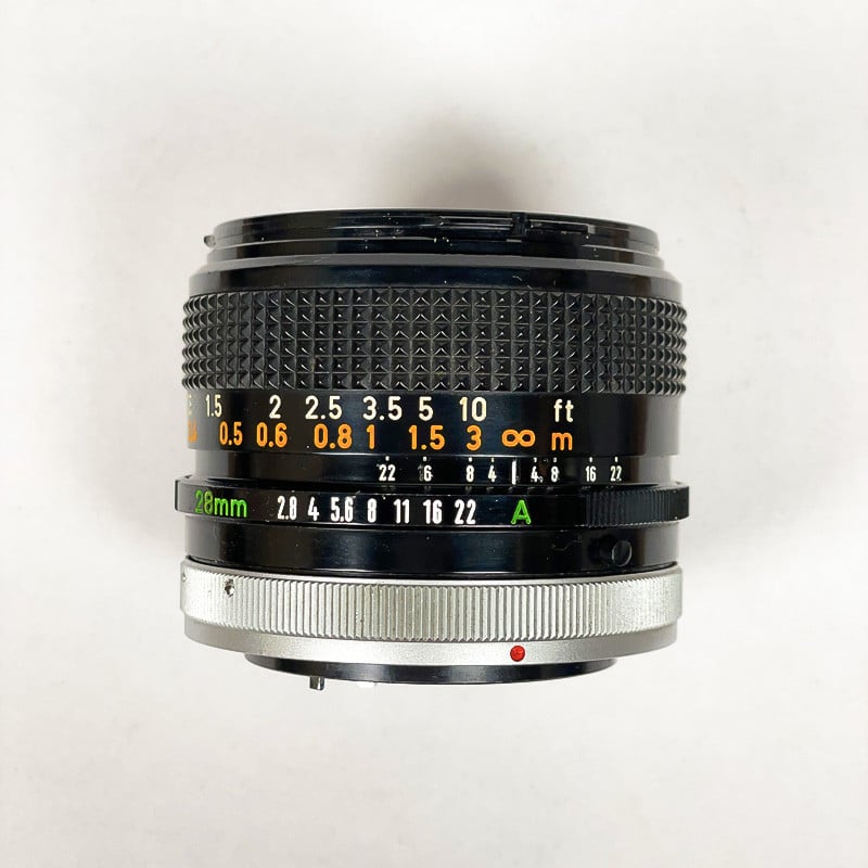 Canon FD 28mm 2.8 S.C.