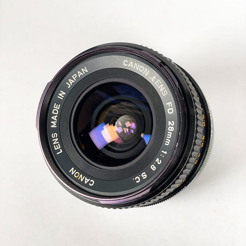 Canon FD 28mm 2.8 S.C.