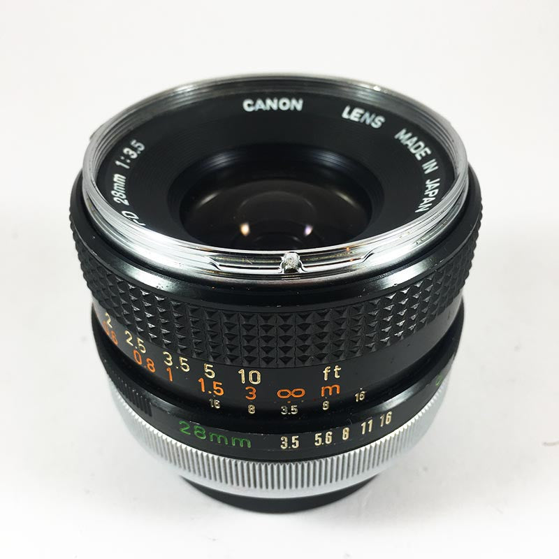 Canon FD Chrome 28mm 3.5