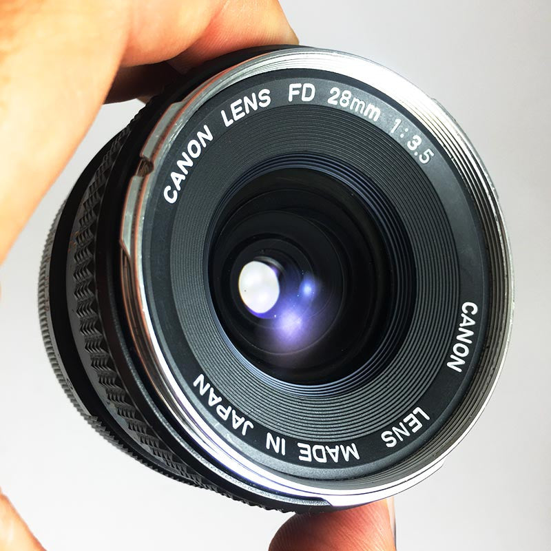 Canon FD Chrome 28mm 3.5