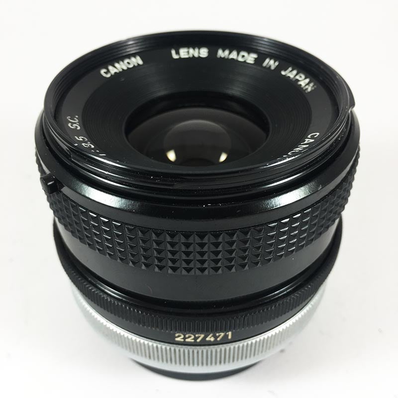Canon FD Chrome 35mm 3.5