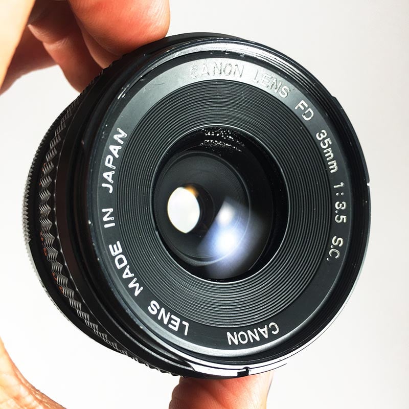 Canon FD Chrome 35mm 3.5