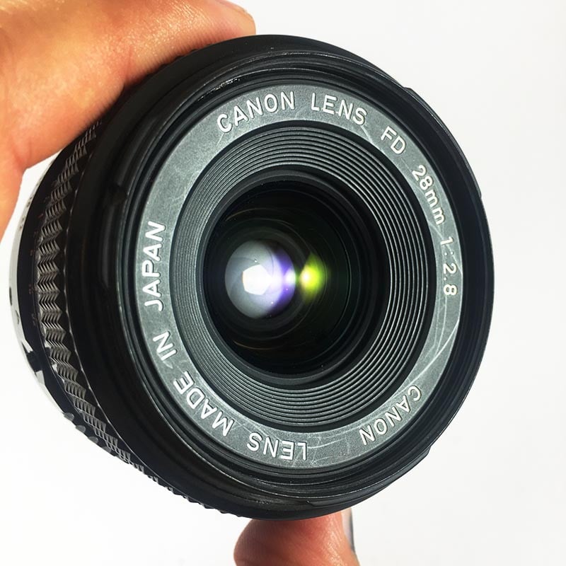 Canon FD New 28mm 2.8 Box