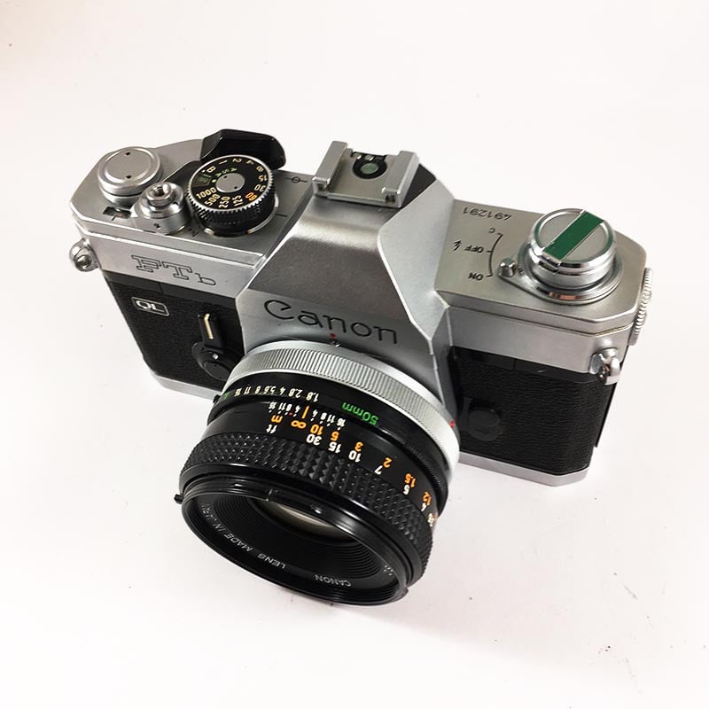 Canon FTb QL Chrome & FD 50mm 1.8 S.C.