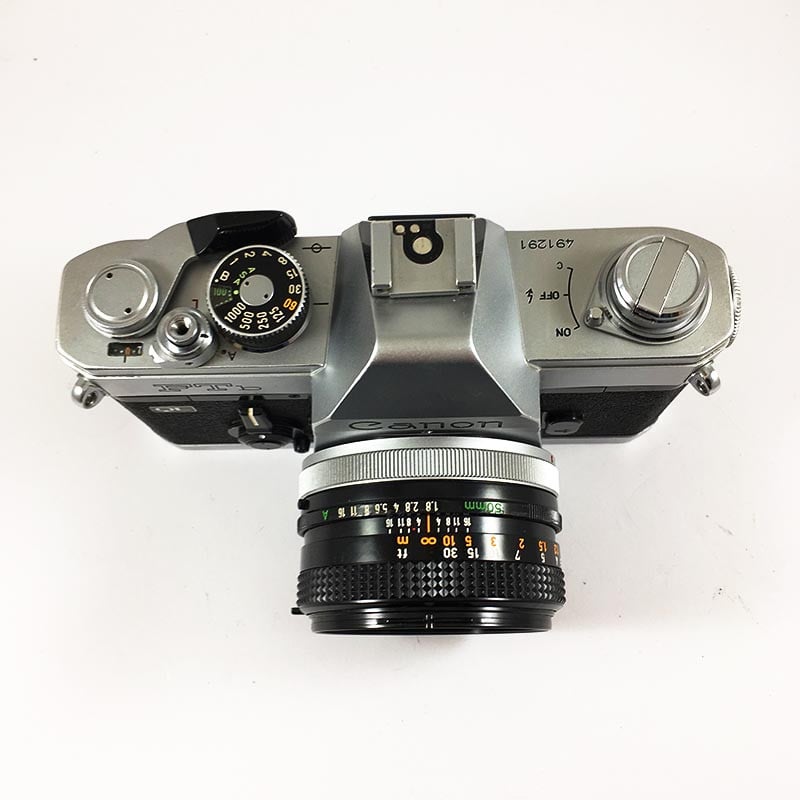 Canon FTb QL Chrome & FD 50mm 1.8 S.C.