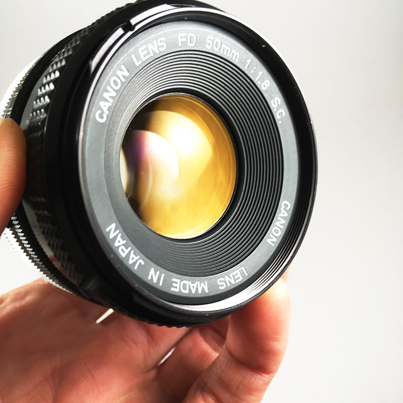 Canon FTb QL Chrome & FD 50mm 1.8 S.C.