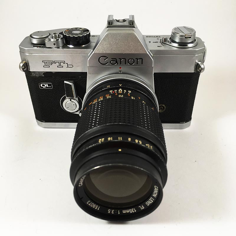 Canon FTb QL & FL 135mm 3.5