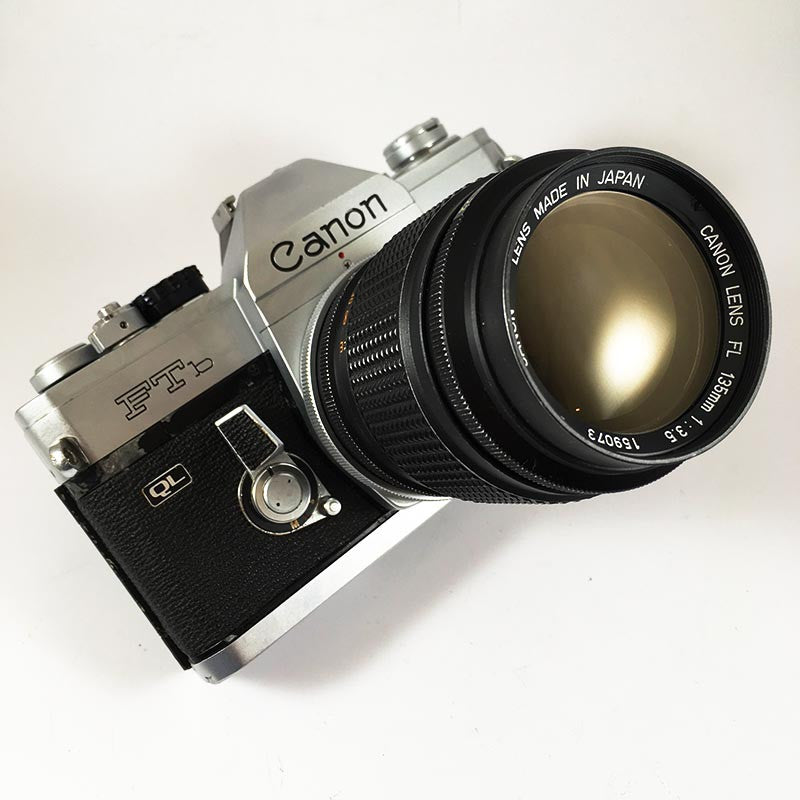 Canon FTb QL & FL 135mm 3.5