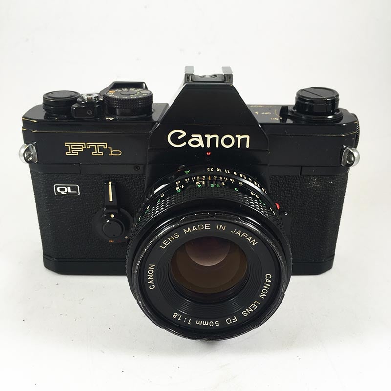 Canon FTb QL Noir & 50mm 1.8