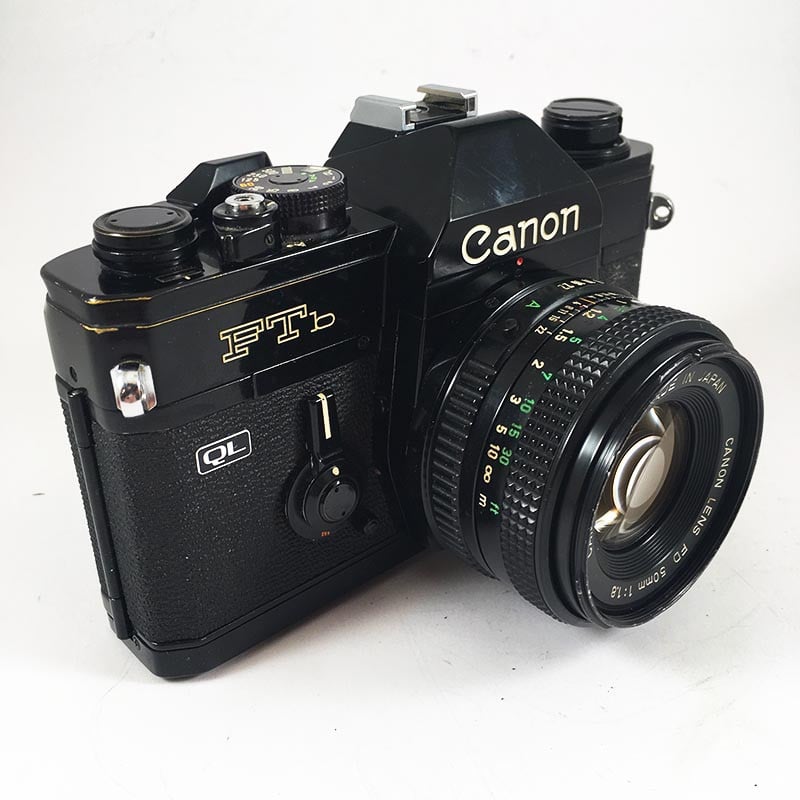 Canon FTb QL Noir & 50mm 1.8