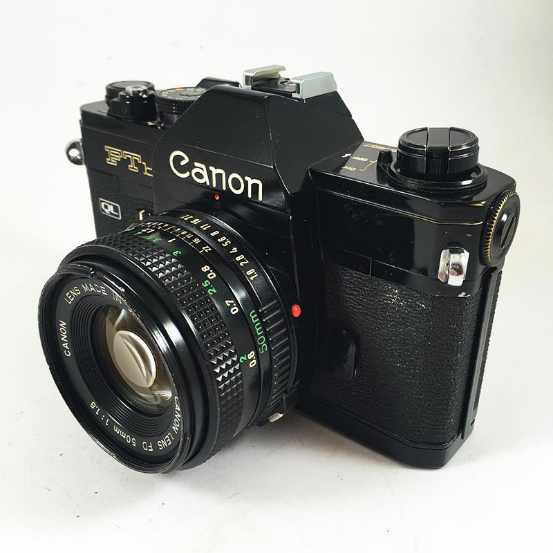 Canon FTb QL Noir & 50mm 1.8