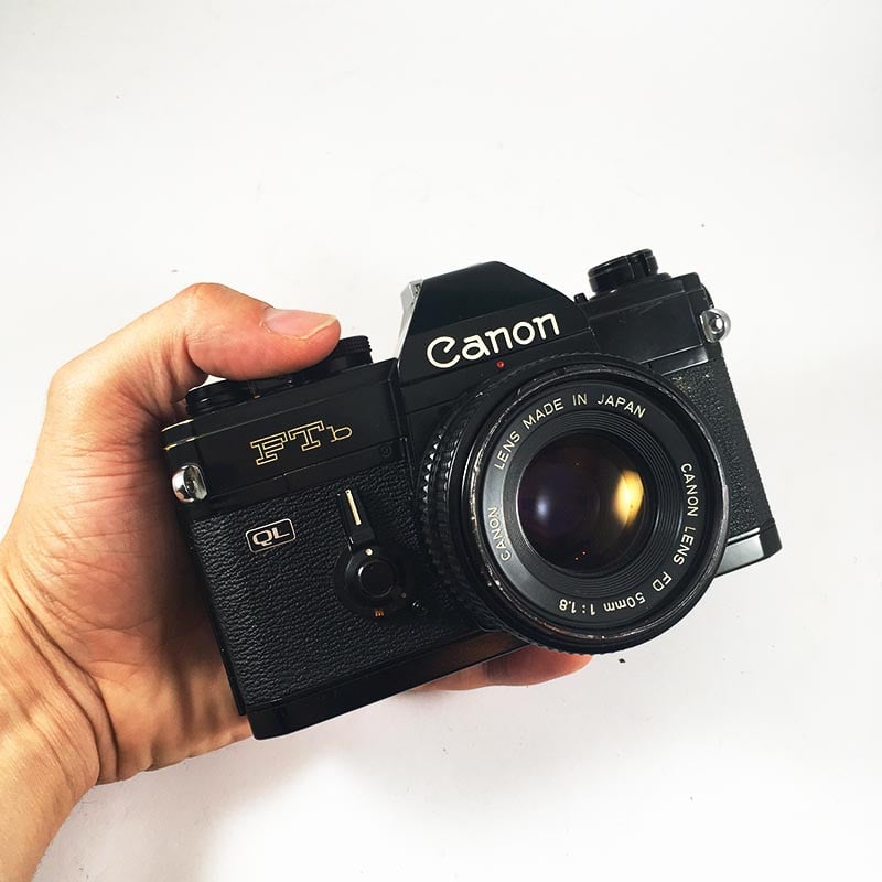 Canon FTb QL Noir & 50mm 1.8