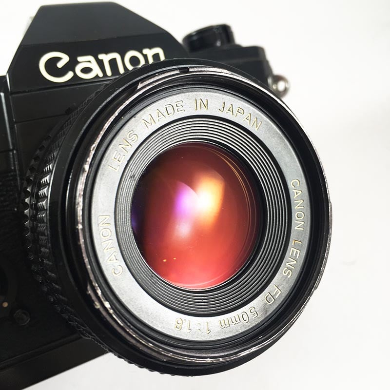 Canon FTb QL Noir & 50mm 1.8