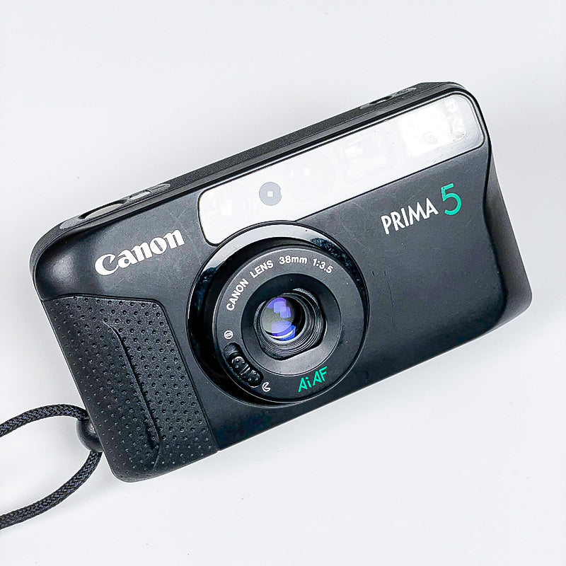 canon prima 5 compact point and shoot argentique film pellicule 38mm 3.5 photo photographie 135 24x36