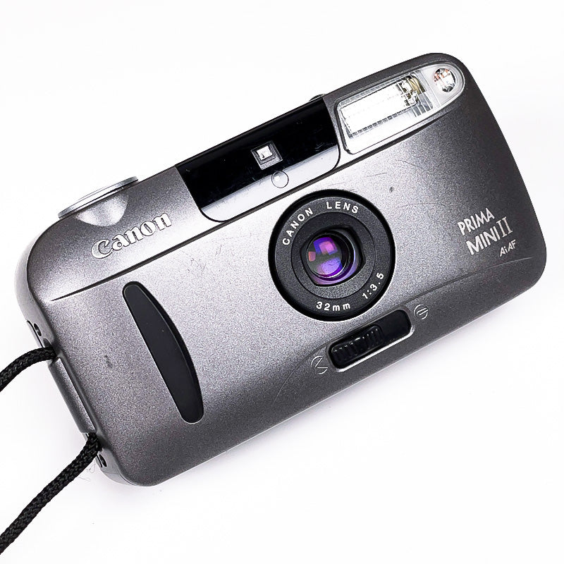 canon prima mini II compact point and shoot argentique ancien vintage film pellicule photo photographie appareil 24x36 135 35mm 32mm
