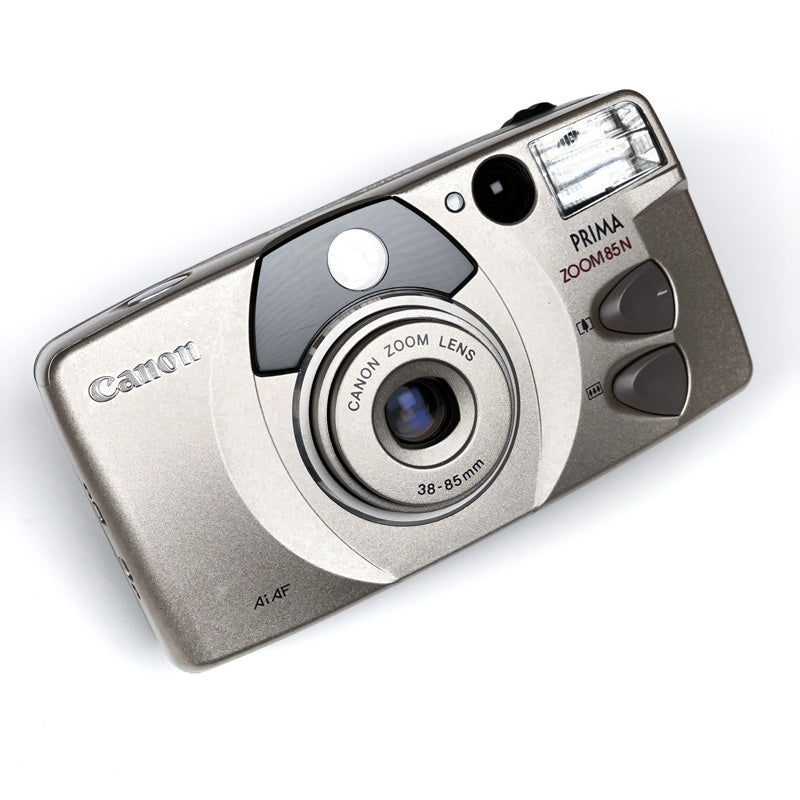 canon prima zoom 85n 38mm 85mm compact point and shoot ancien vintage pellicule film argentique photo photographie 135 24x36 flash automatique autofocus