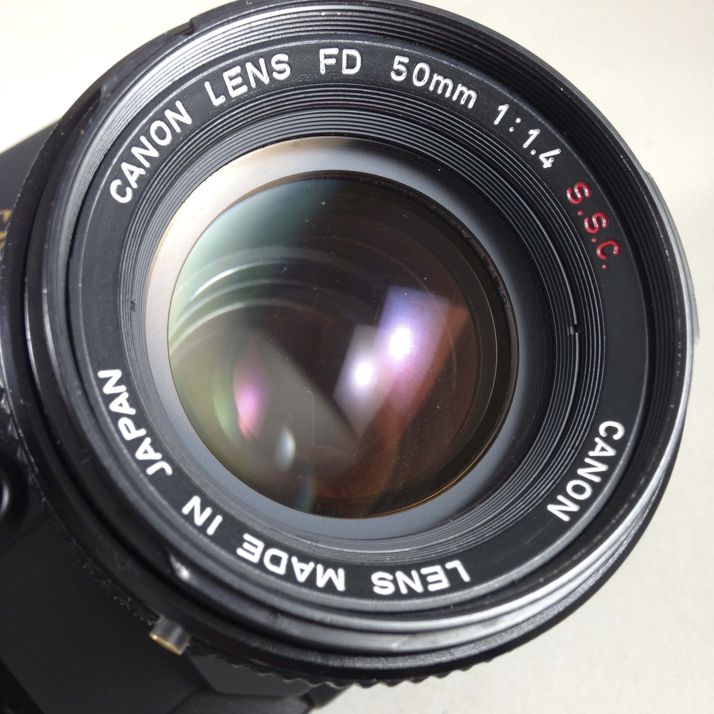Canon T70 & 50mm 1.4 SSC
