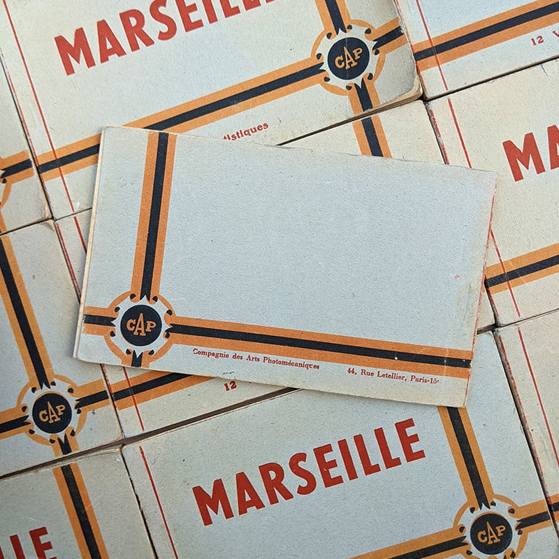 carnets vue touristiques photos cartes postales ancien vintage papier carton collection ville tourisme 1920