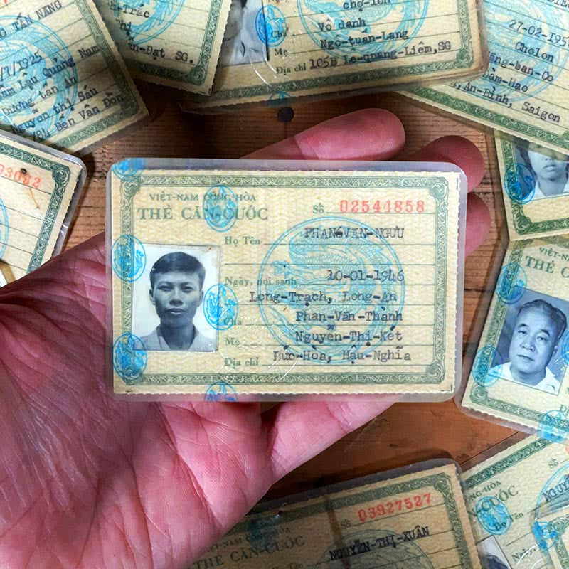 South Vietnam Identity Card 1968 74