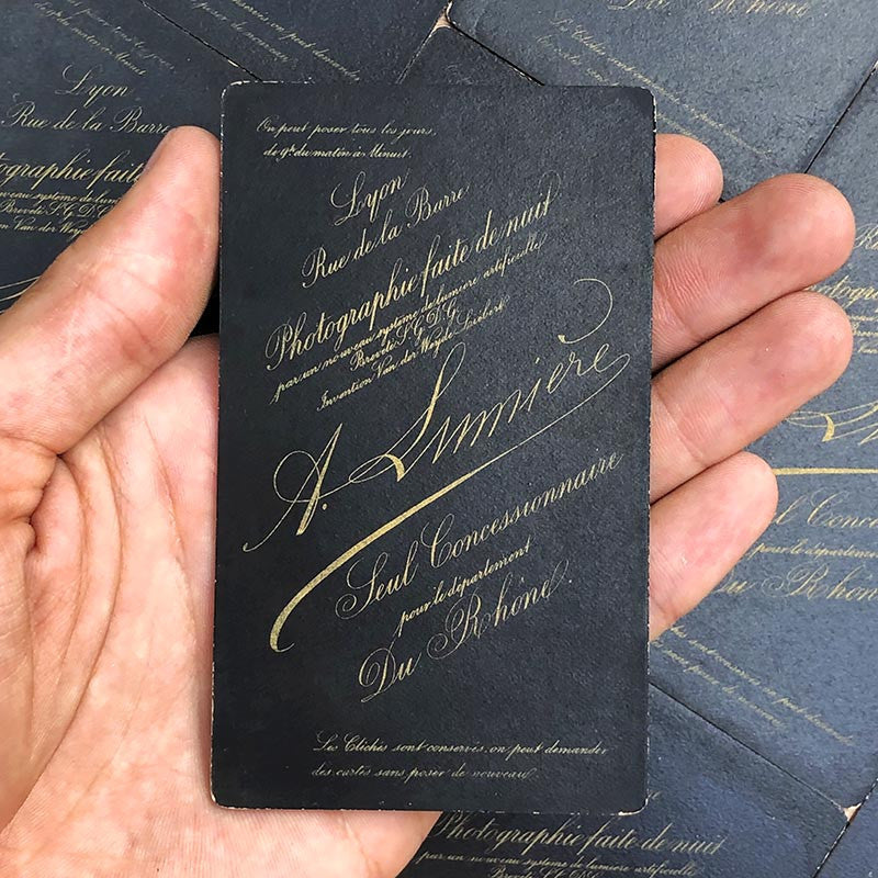 Photo Card Antoine Lumière 1880