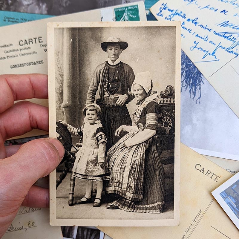 carte postale ancienne vintage photo 1900 1910 1920 1930 1940 noir et blanc couleur CP CPA france international
