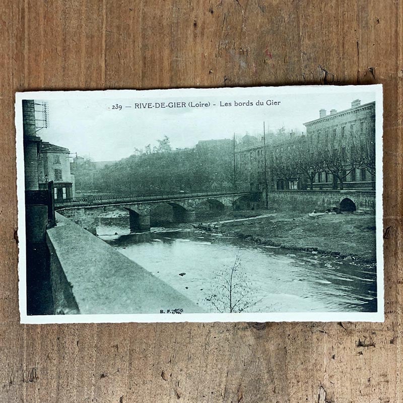 Carte Postale Rive de Gier 1920