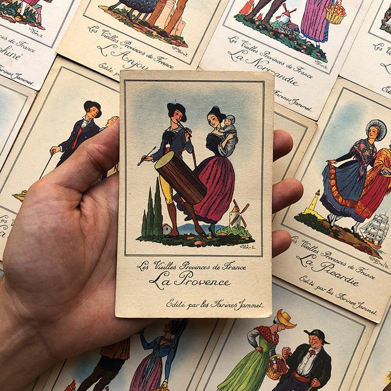"Old Provinces" Jammet Flours Card 1950