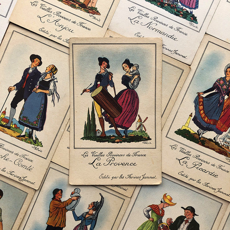 "Old Provinces" Jammet Flours Card 1950