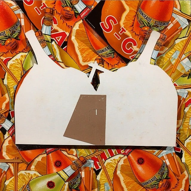 carton publicitaire ancien 2 bouteilles st galmier orangeade citronnade citron 1930 bistrot bar ravel frères codec