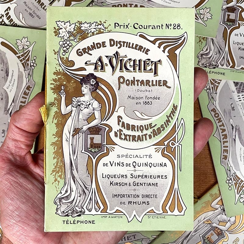 Catalogue Absinthe Vichet 1900