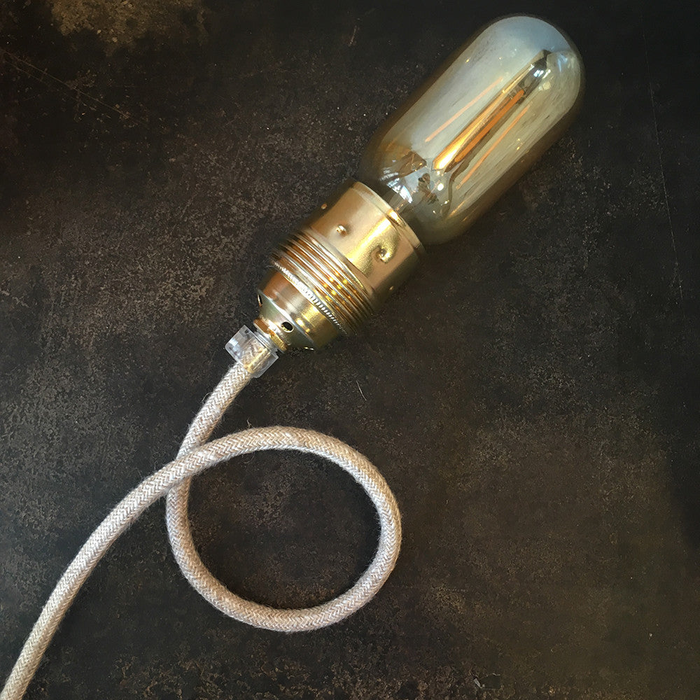 cable electrique fil textile vintage tissu chanvre rond lampe luminaire