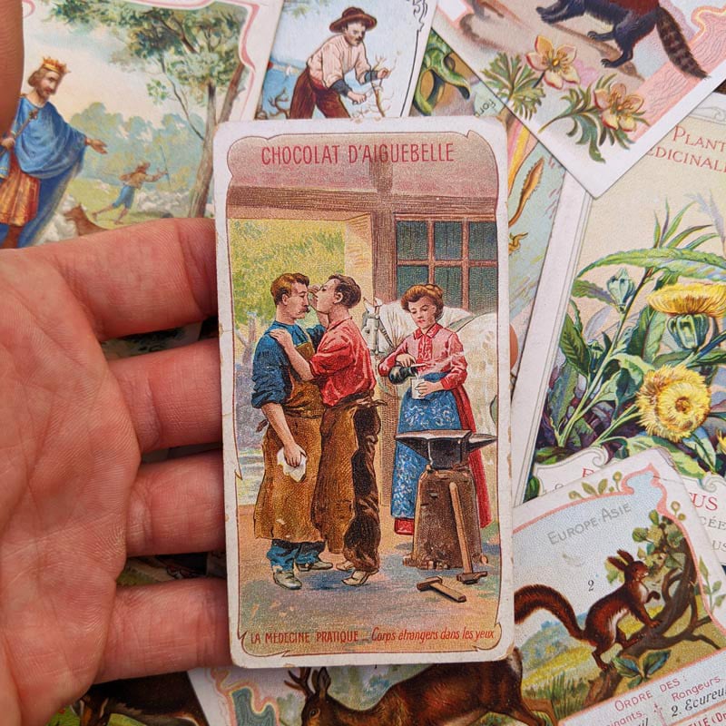 Chromo des Chocolats d'Aiguebelle 1900