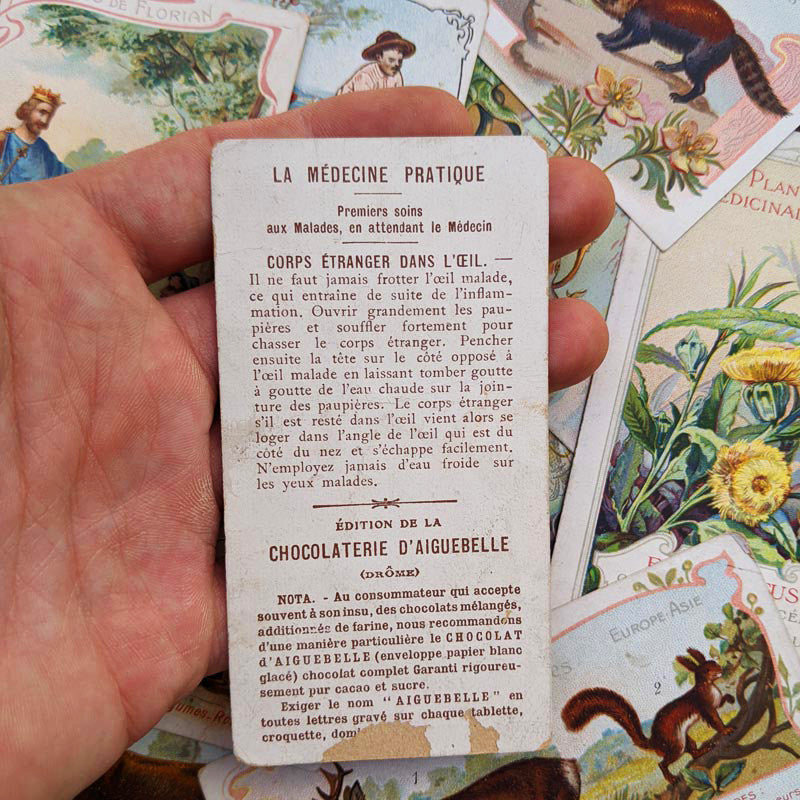 Chromo des Chocolats d'Aiguebelle 1900