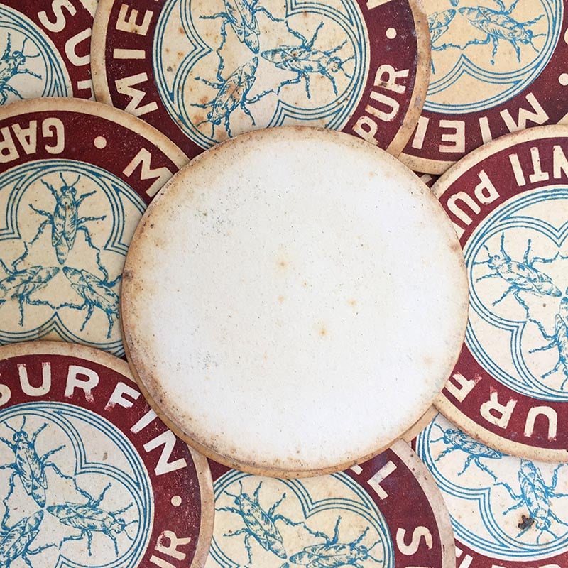 Couvercle De Pot De Miel "Surfin" 1950