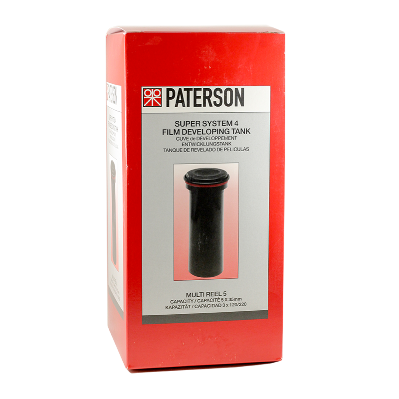 cuve paterson tank 5 spires grandes développement film chimie argentique noir et blanc couleur 35mm 120 126 127