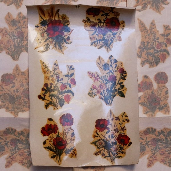 Waterslide Decal 6 Large Flowers no. 5
