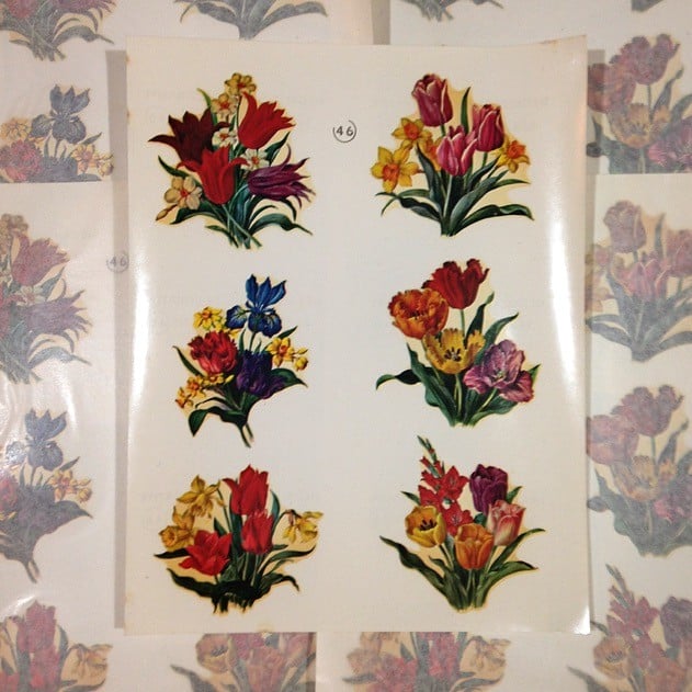 Decal 6 Tulips No. 71