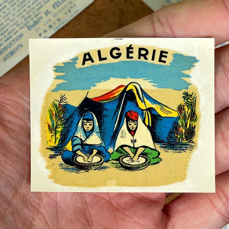 Décalcomanie Algérie 1960