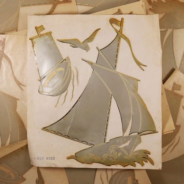 Decal Boats & Seagulls #18